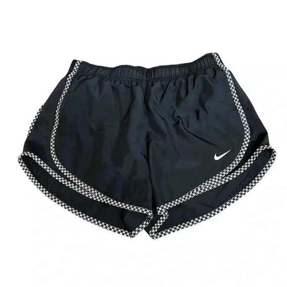 Nike Dri Fit Tempo Black White Trim Athletic Running Shorts Women’s Size Small - Picture 1 of 9